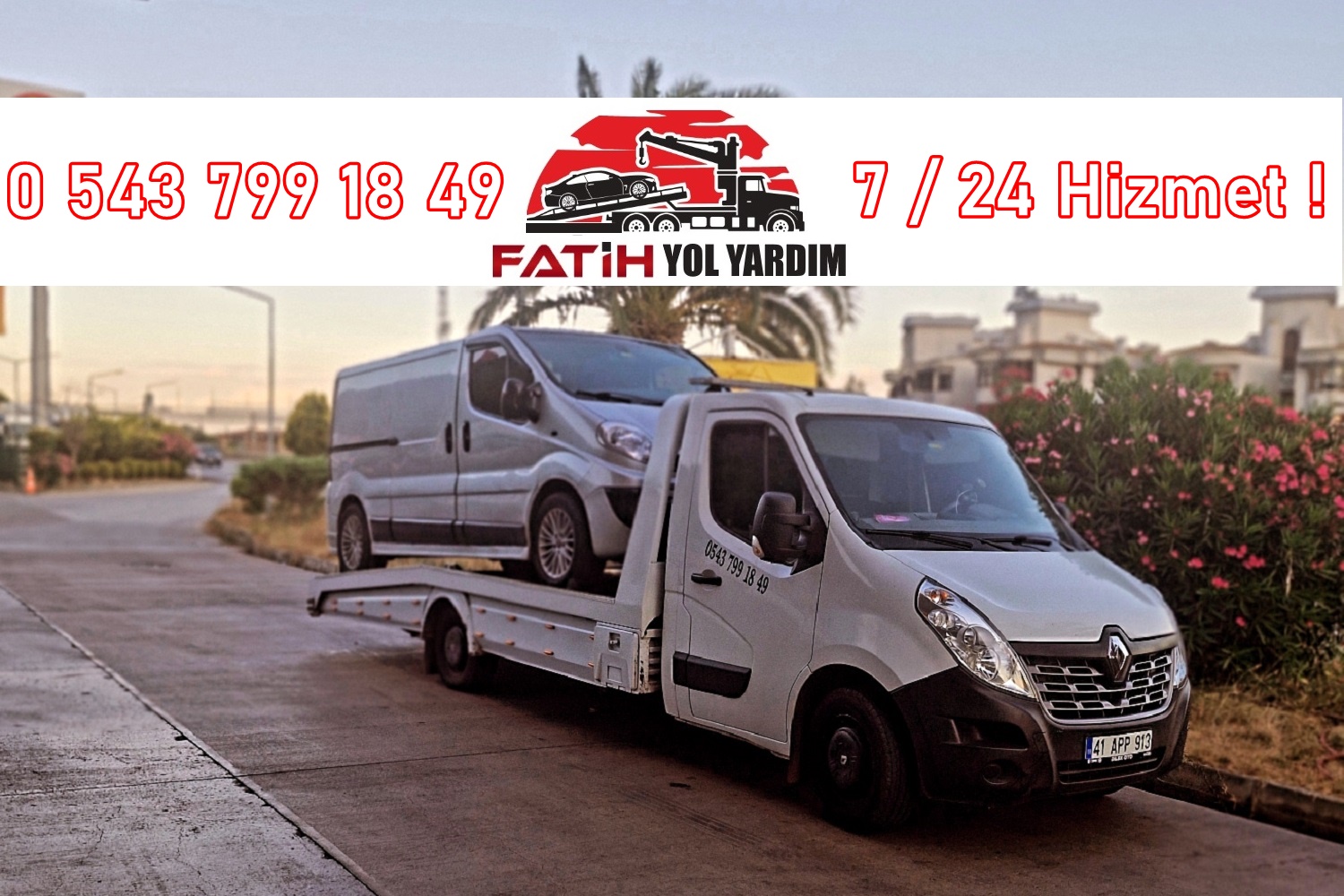 Çayırova Oto Çekici-0 543 799 18 49-FATİH YOL YARDIM-Çayırova Çekici-Çayırova En Yakın Çekici